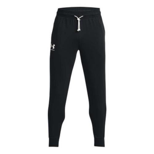 Rival Terry Lange broek Under Armour , Black , Heren