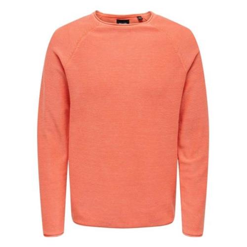 Trui Only & Sons , Orange , Heren