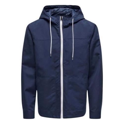 Luke Jacket Only & Sons , Blue , Heren