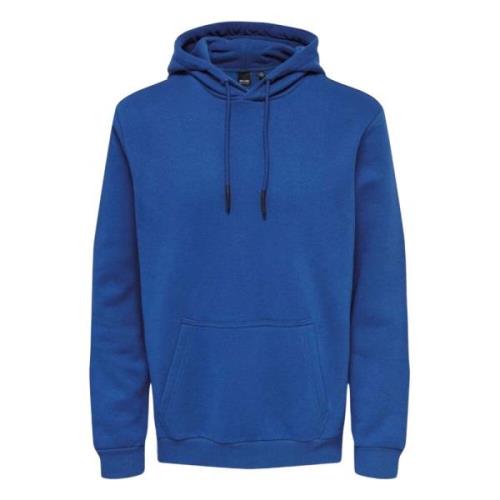 Hoodie Only & Sons , Blue , Heren