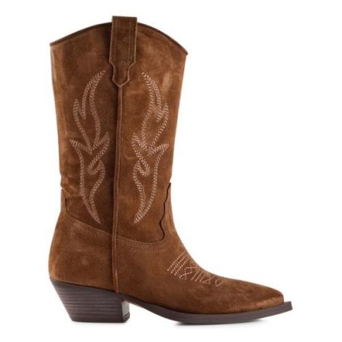 Western Boots Alpe , Brown , Dames