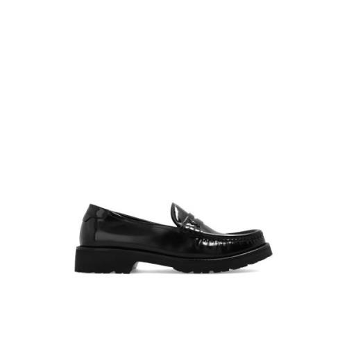 Leren loafers Saint Laurent , Black , Heren