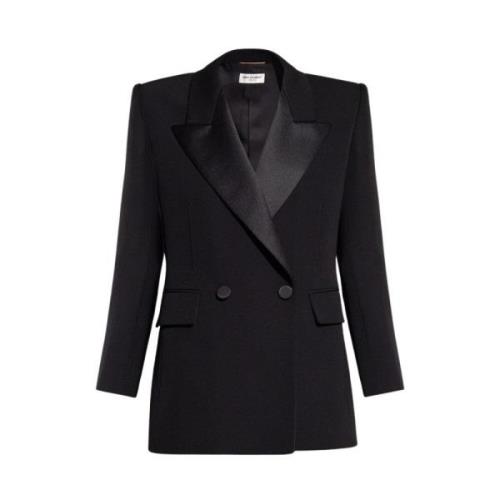 Wollen blazer Saint Laurent , Black , Dames