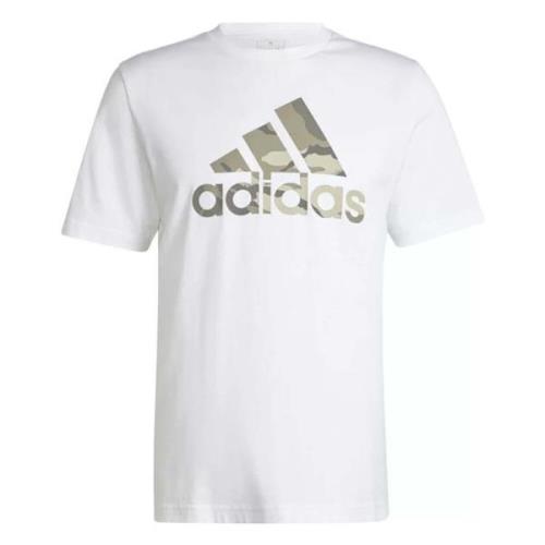 T-shirt Adidas , White , Heren