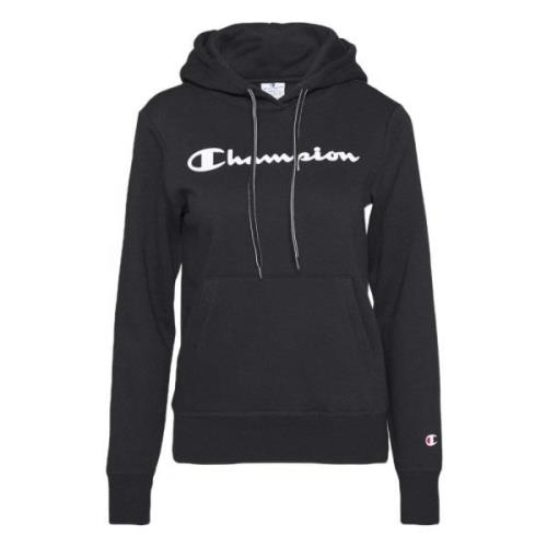 Hooded Sweatshirt Hoodie Champion , Black , Dames