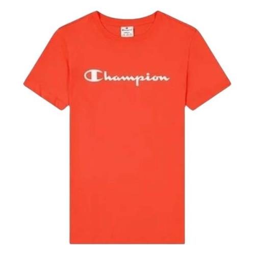 Crewneck T-Shirt Champion , Orange , Dames