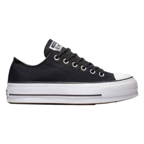 Chuck Taylor All Star Platform Ox Sneakers Converse , Black , Dames