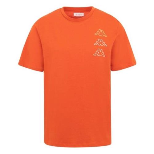 Logo Kemilia T-shirt Kappa , Orange , Dames