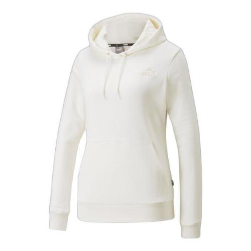 Geborduurde hoodie voor vrouwen Puma , White , Dames