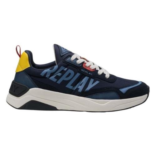 Sneakers Replay , Blue , Heren