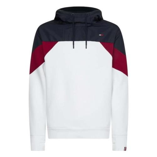 Seizoens Hoodie Tommy Hilfiger , White , Dames