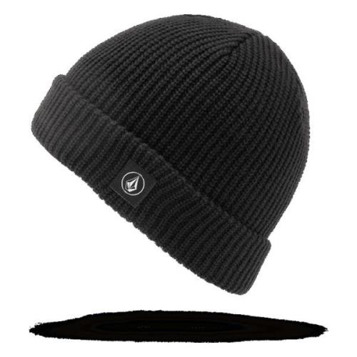 Volledige Steenwol Cap Volcom , Black , Unisex