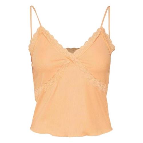 Tank Top Vero Moda , Orange , Dames