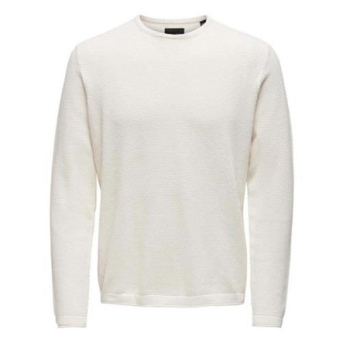 Trui Only & Sons , White , Heren