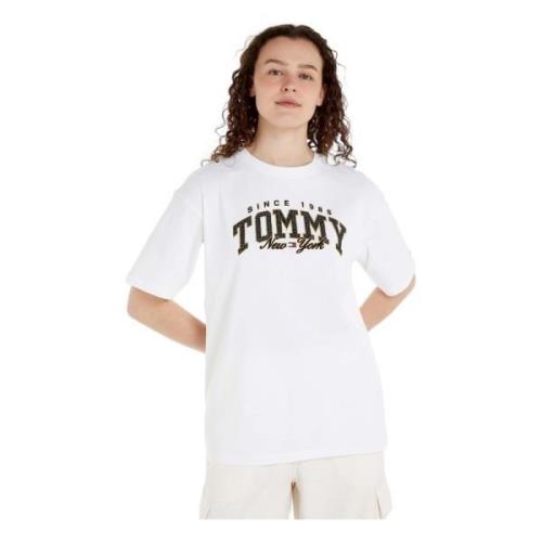 T-shirt Tommy Jeans , White , Dames