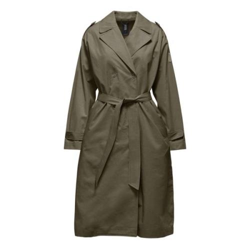 Lichtgewicht Trenchcoat BomBoogie , Green , Dames