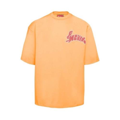 Grafische Print Heren T-shirt Pharmacy Industry , Orange , Heren