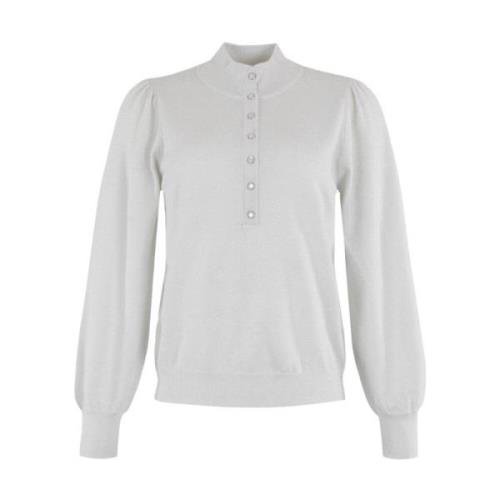 Stijlvolle Pullover Sweater Anna Van Toor , White , Dames