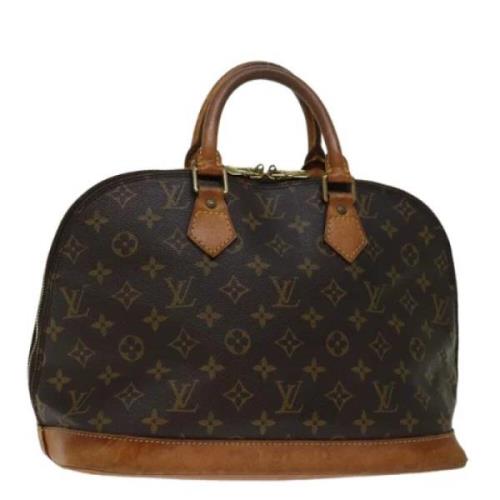 Pre-owned Canvas handbags Louis Vuitton Vintage , Brown , Dames