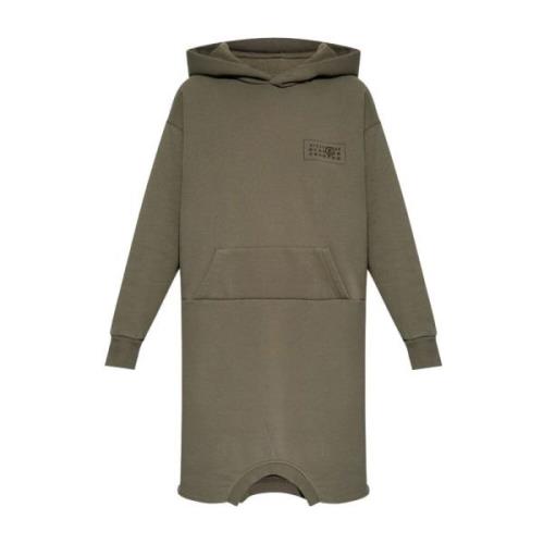 Grijze Jurken voor Vrouwen MM6 Maison Margiela , Gray , Dames