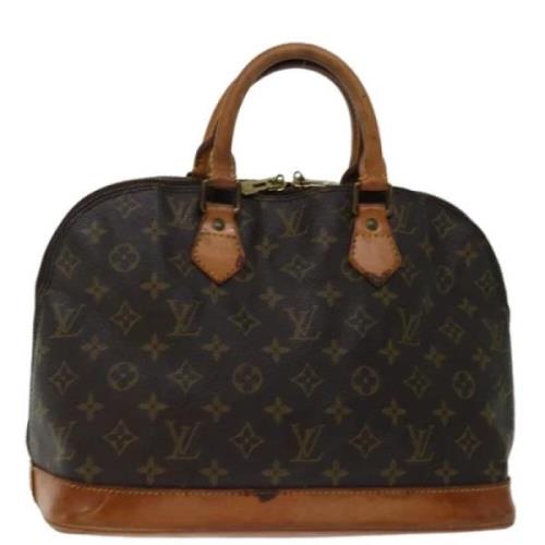 Pre-owned Canvas handbags Louis Vuitton Vintage , Brown , Dames