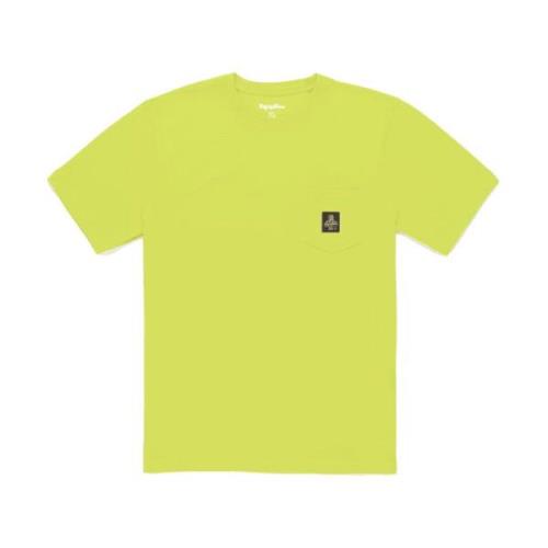 Katoenen T-shirt met Logo Zakje RefrigiWear , Yellow , Heren