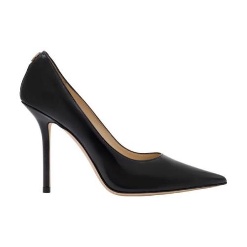 Lakleren Stiletto Hakken Jimmy Choo , Black , Dames