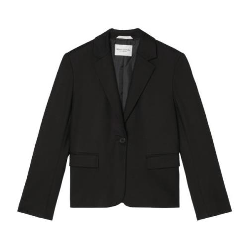 Blazer regular Marc O'Polo , Black , Dames