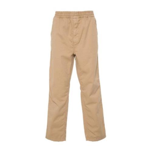 Twill Geweven Elastische Broek Duif Grijs Carhartt Wip , Gray , Heren