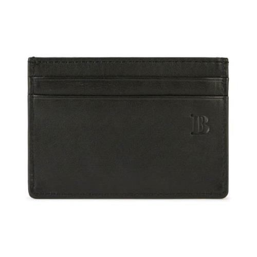 Leren Creditcardhouder Boggi Milano , Black , Heren