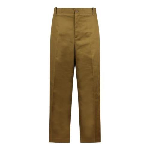 Klassieke katoenen chino broek Maison Kitsuné , Green , Heren