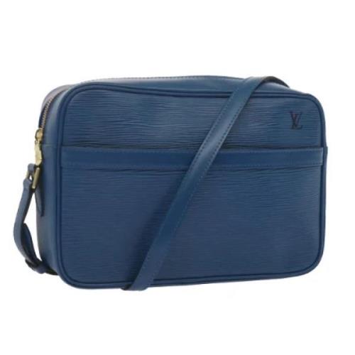 Pre-owned Leather louis-vuitton-bags Louis Vuitton Vintage , Blue , Da...