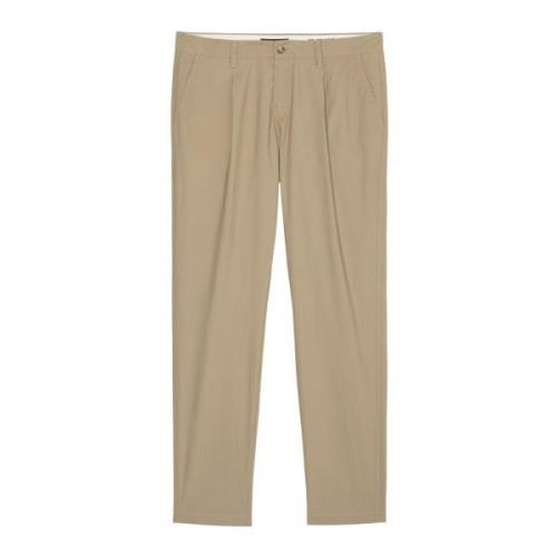 Broek model Osby Pleats tapered Marc O'Polo , Brown , Heren