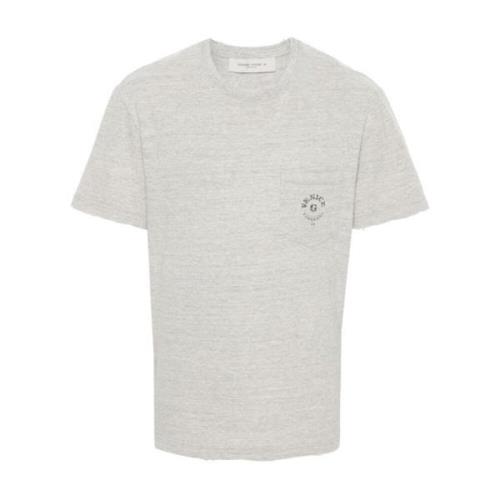 Grijze T-shirts en Polos Golden Goose , Gray , Heren