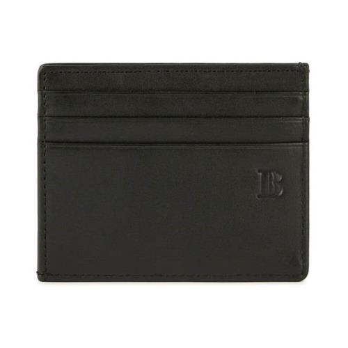 Leren Creditcardhouder Boggi Milano , Black , Heren