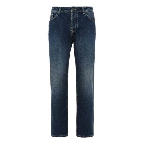 Stretch Denim Jeans Boggi Milano , Blue , Heren