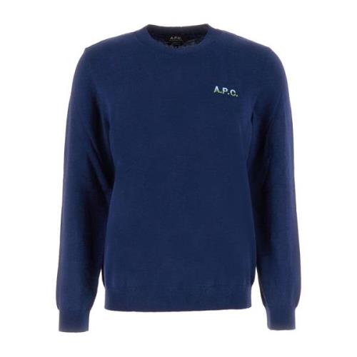 Stijlvolle Gebreide Collectie A.p.c. , Blue , Heren