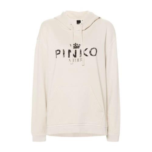 Beige Hoodie Pinko , Beige , Dames