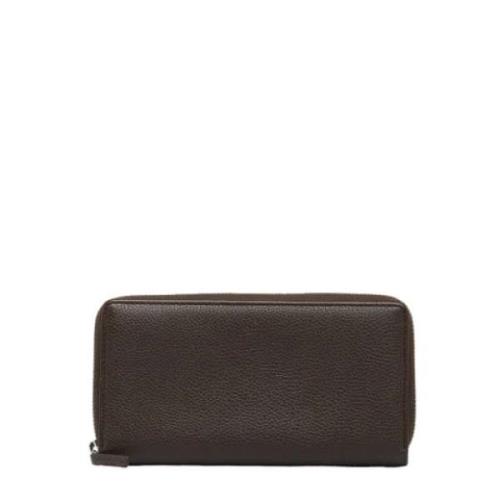 Pre-owned Leather wallets Gucci Vintage , Brown , Dames