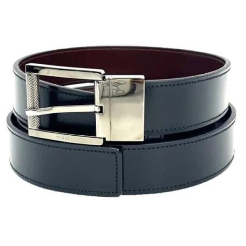 Pre-owned Leather belts Gucci Vintage , Black , Dames