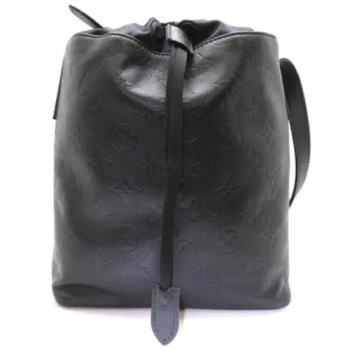 Pre-owned Canvas louis-vuitton-bags Louis Vuitton Vintage , Black , Da...