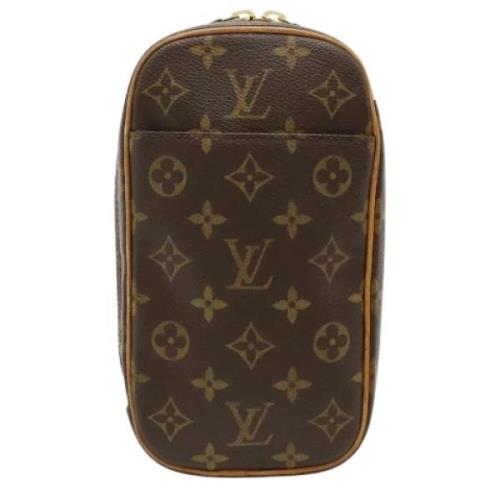 Pre-owned Canvas louis-vuitton-bags Louis Vuitton Vintage , Brown , Da...