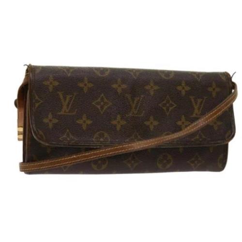 Pre-owned Canvas louis-vuitton-bags Louis Vuitton Vintage , Brown , Da...