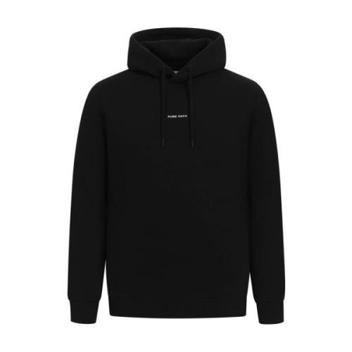 Essential Logo Hoodie Pure Path , Black , Heren