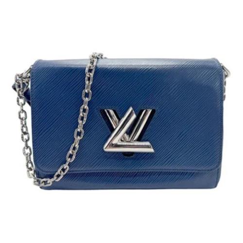 Pre-owned Leather louis-vuitton-bags Louis Vuitton Vintage , Blue , Da...