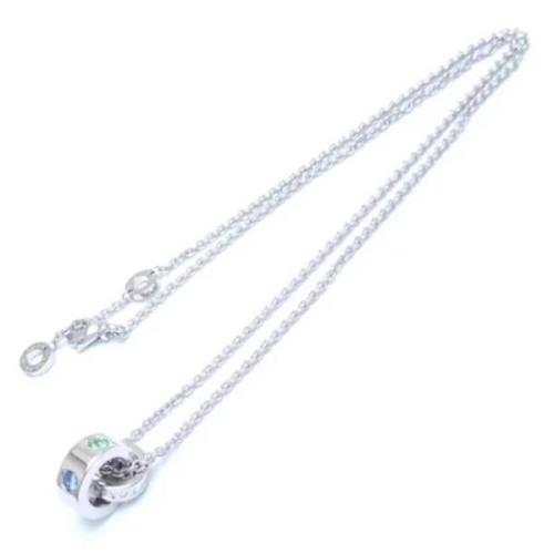 Pre-owned White Gold necklaces Bvlgari Vintage , White , Dames