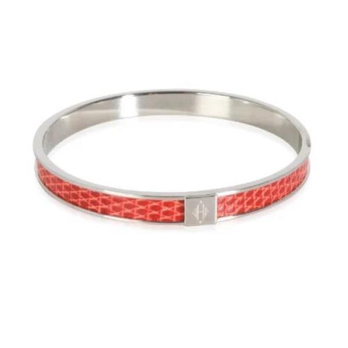 Pre-owned Metal bracelets Hermès Vintage , Gray , Dames