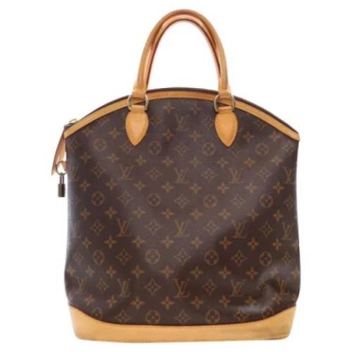 Pre-owned Coated canvas totes Louis Vuitton Vintage , Brown , Dames