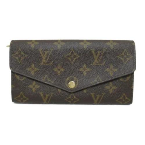 Pre-owned Canvas wallets Louis Vuitton Vintage , Brown , Dames