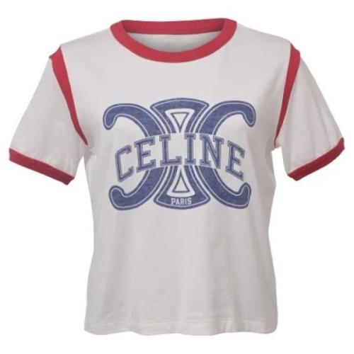 Pre-owned Cotton tops Celine Vintage , White , Dames